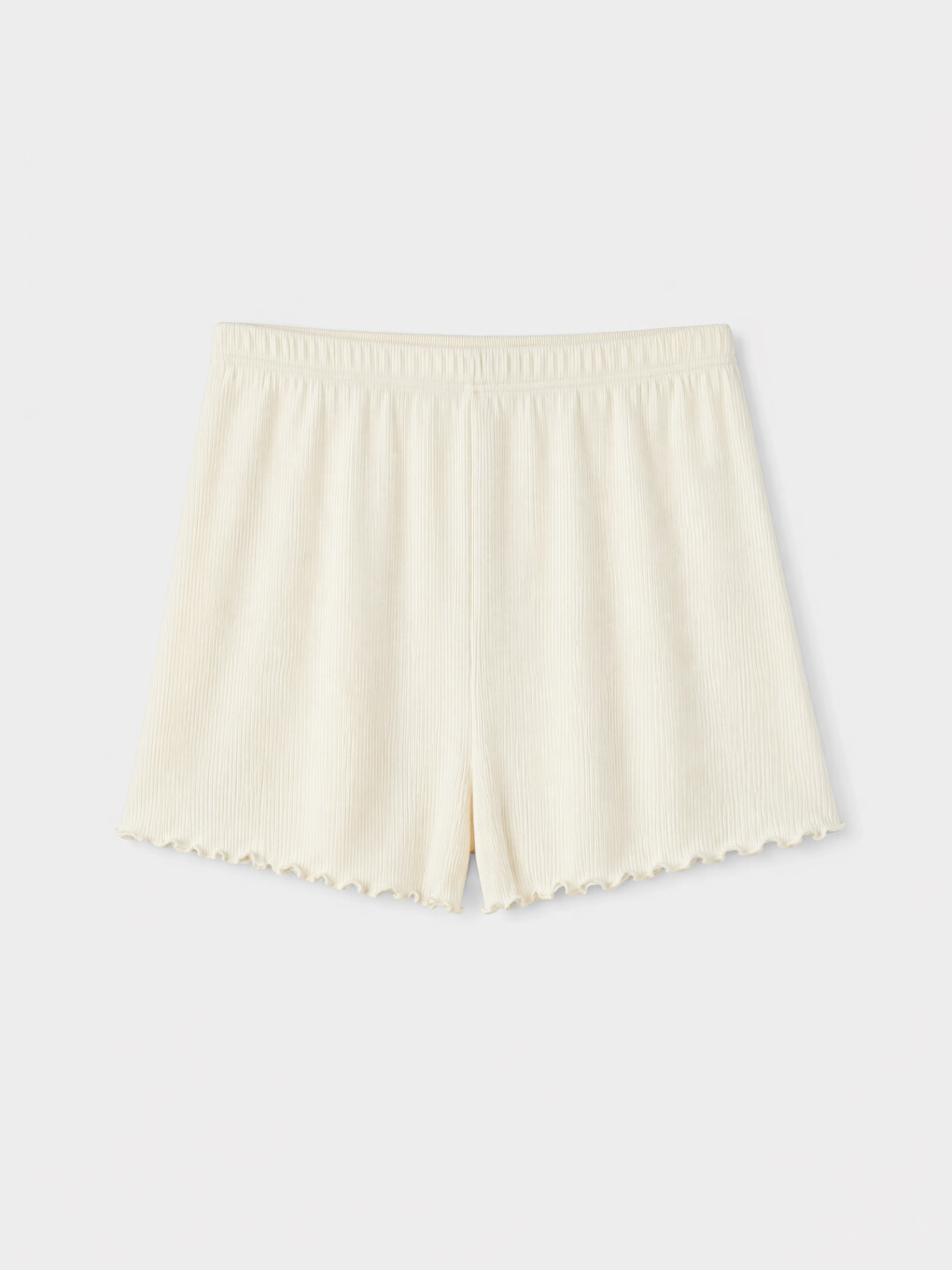 Siyah Beli Lastikli Kadın Şort Pijama Altı 2'li-3