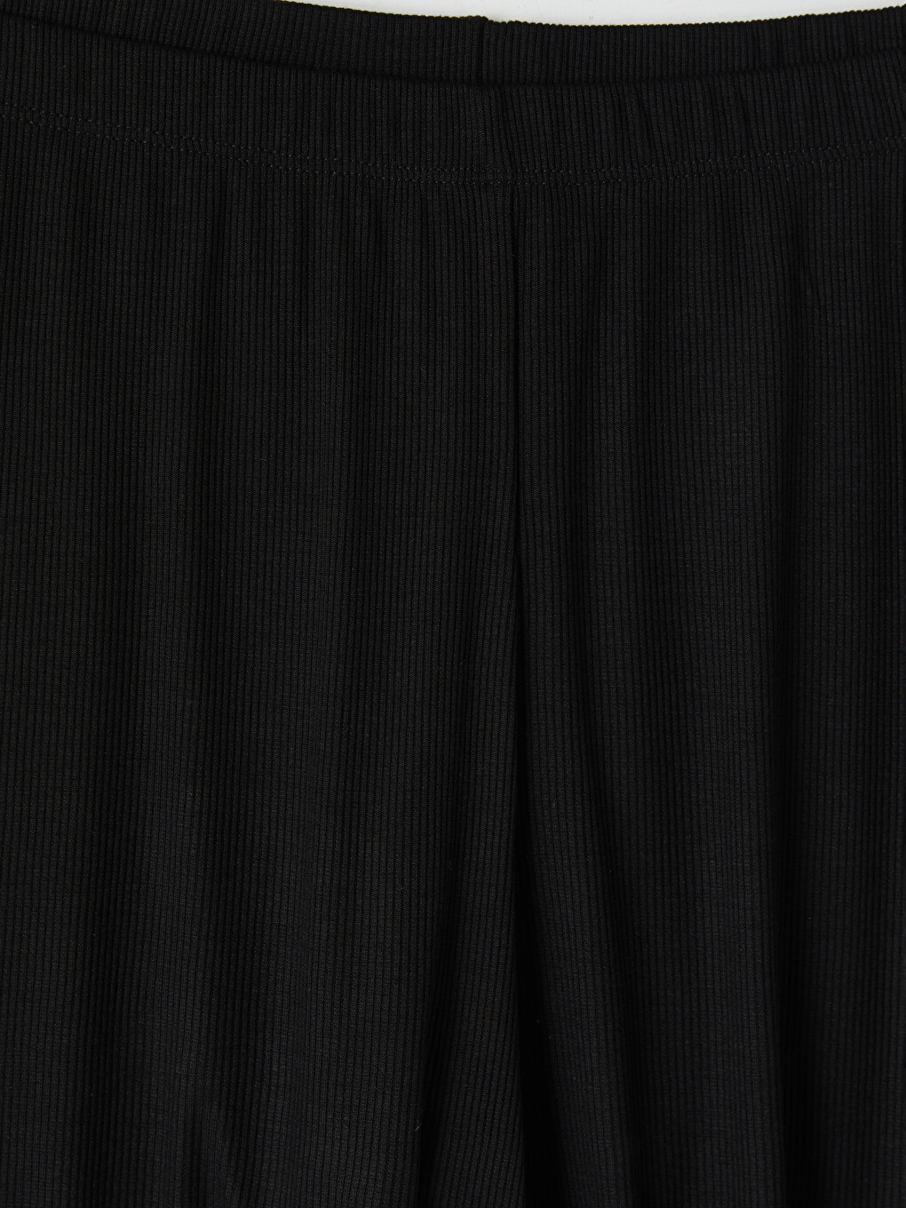 Siyah Beli Lastikli Kadın Şort Pijama Altı 2'li-6