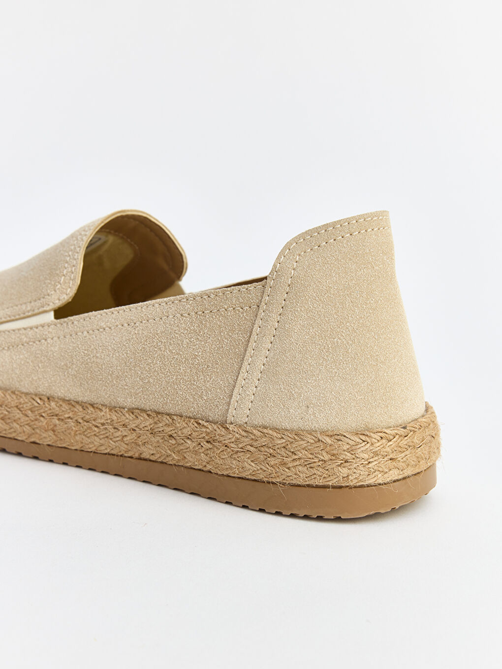 Bej Hasır Tabanlı Erkek Espadril-4