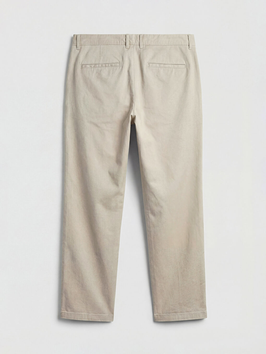 Bej Standart Kalıp Gabardin Erkek Pantolon-1