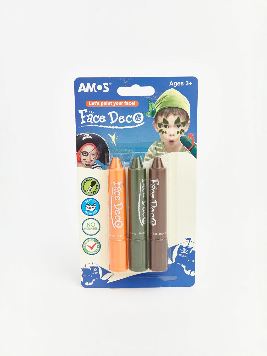 3 Renkli Yüz Boyası-2