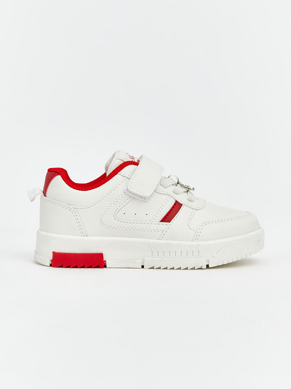 Beyaz Deri Görünümlü Kız Bebek Spor Ayakkabı-1