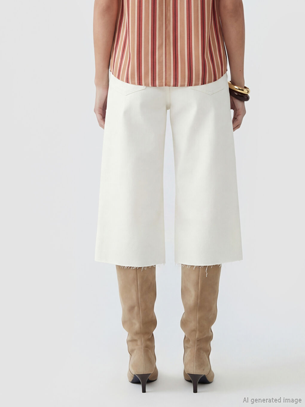 Bermuda Fit Women's Denim Shortolon-2