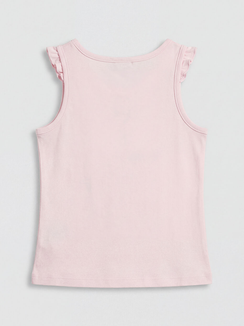 Pembe Bebe Yaka Kız Çocuk Atlet-1