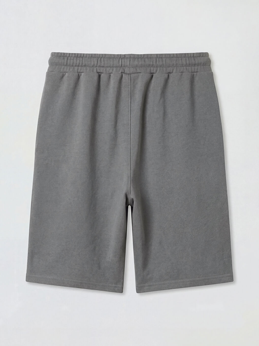 Gri Slogan Baskılı Erkek Çocuk Şort-1