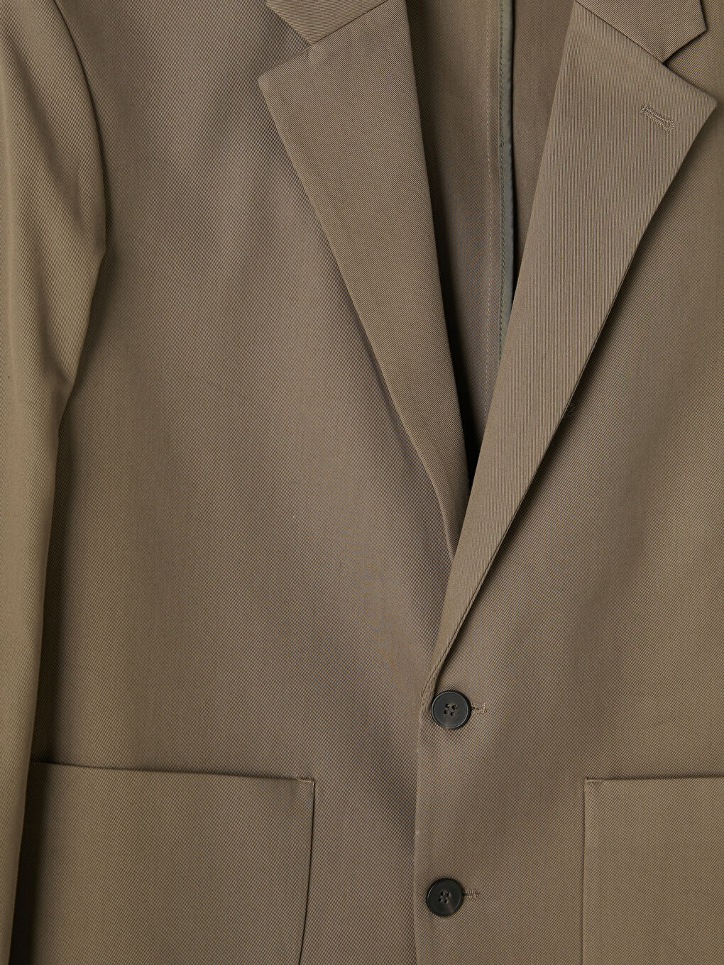 Kahverengi Loose Fit Erkek Blazer Ceket-2