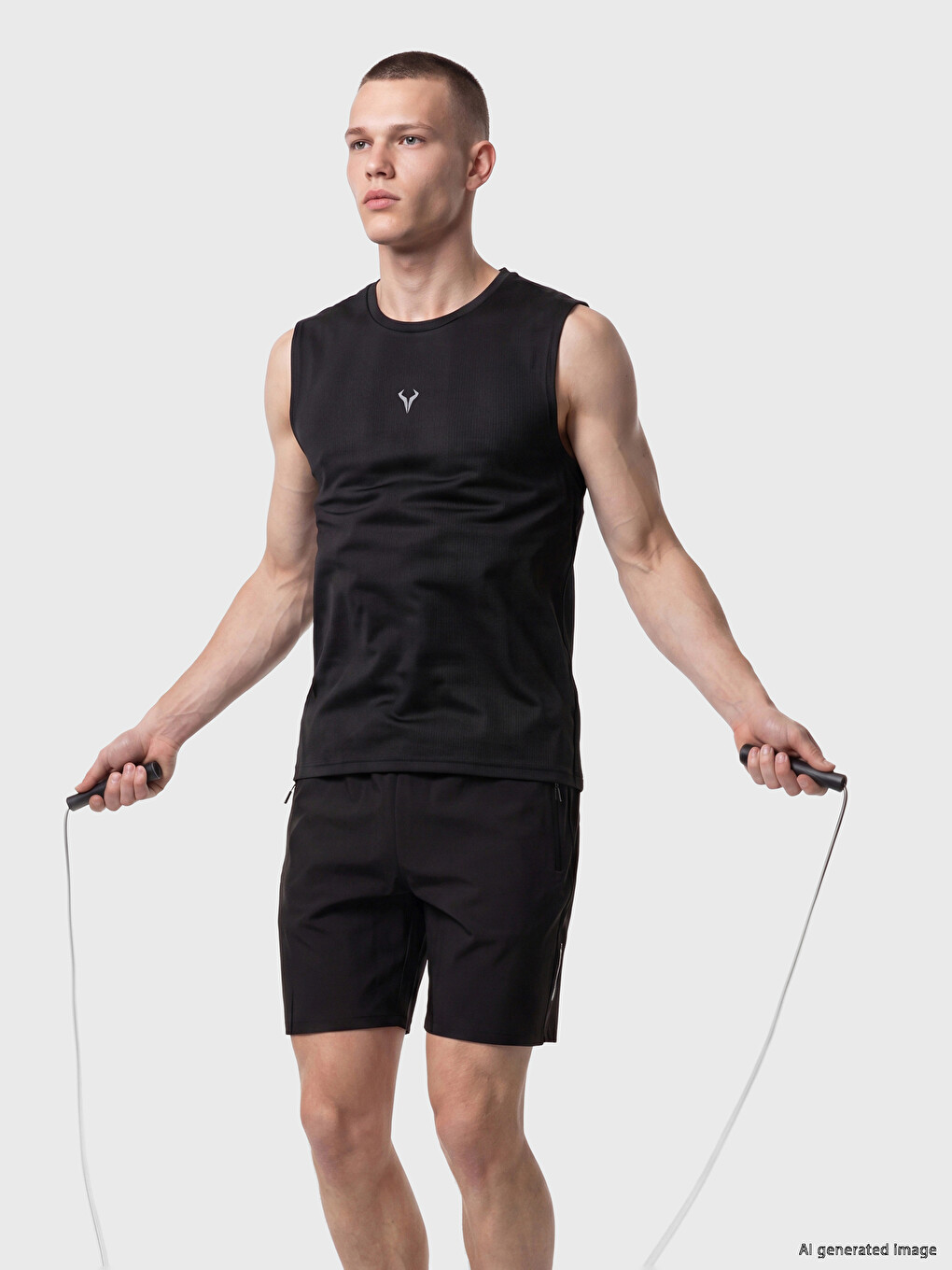 Crew Neck Men's Athletic Tank Top