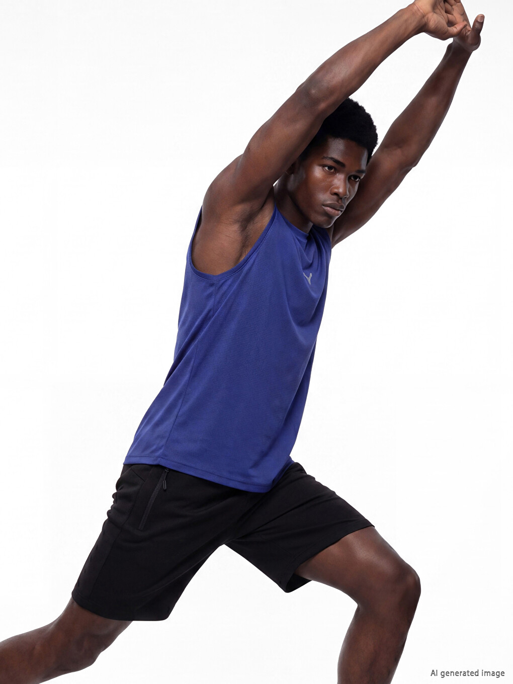 Crew Neck Men's Athletic Tank Top