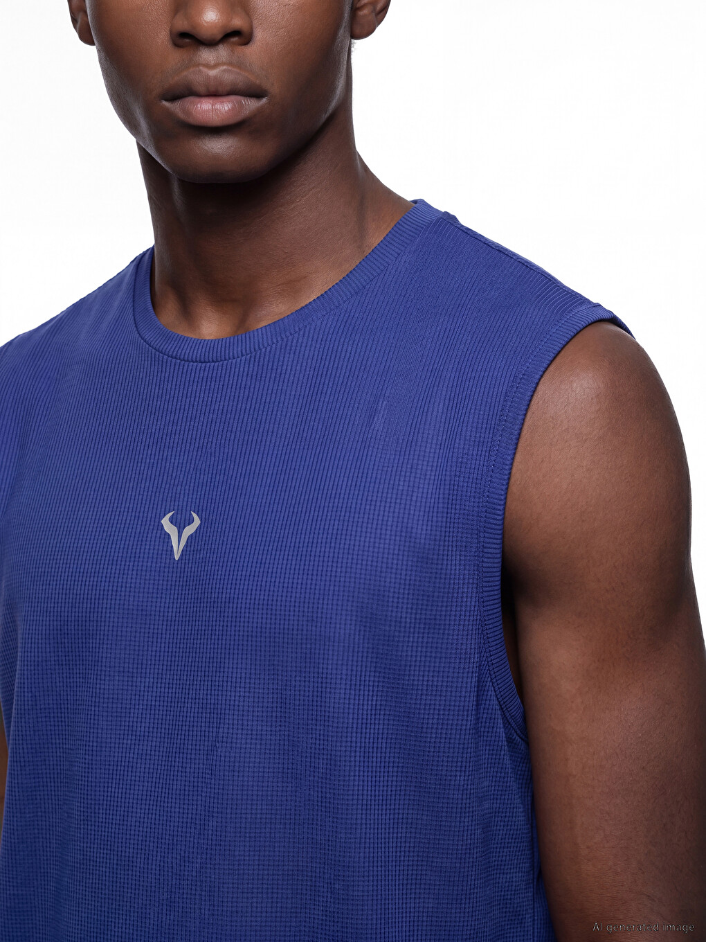 Crew Neck Men's Athletic Tank Top-3