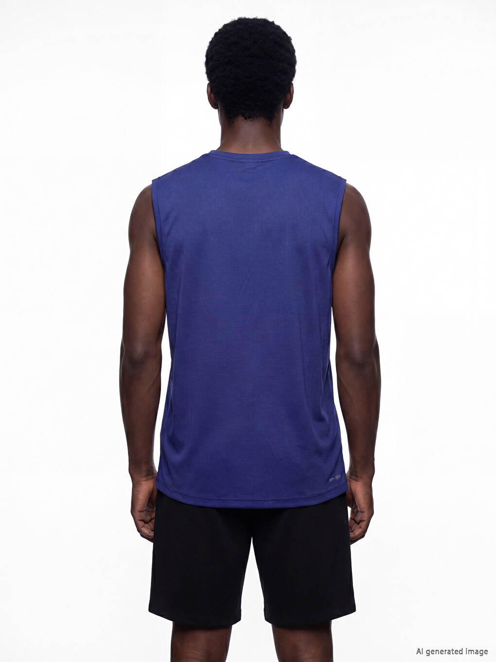 Crew Neck Men's Athletic Tank Top-4