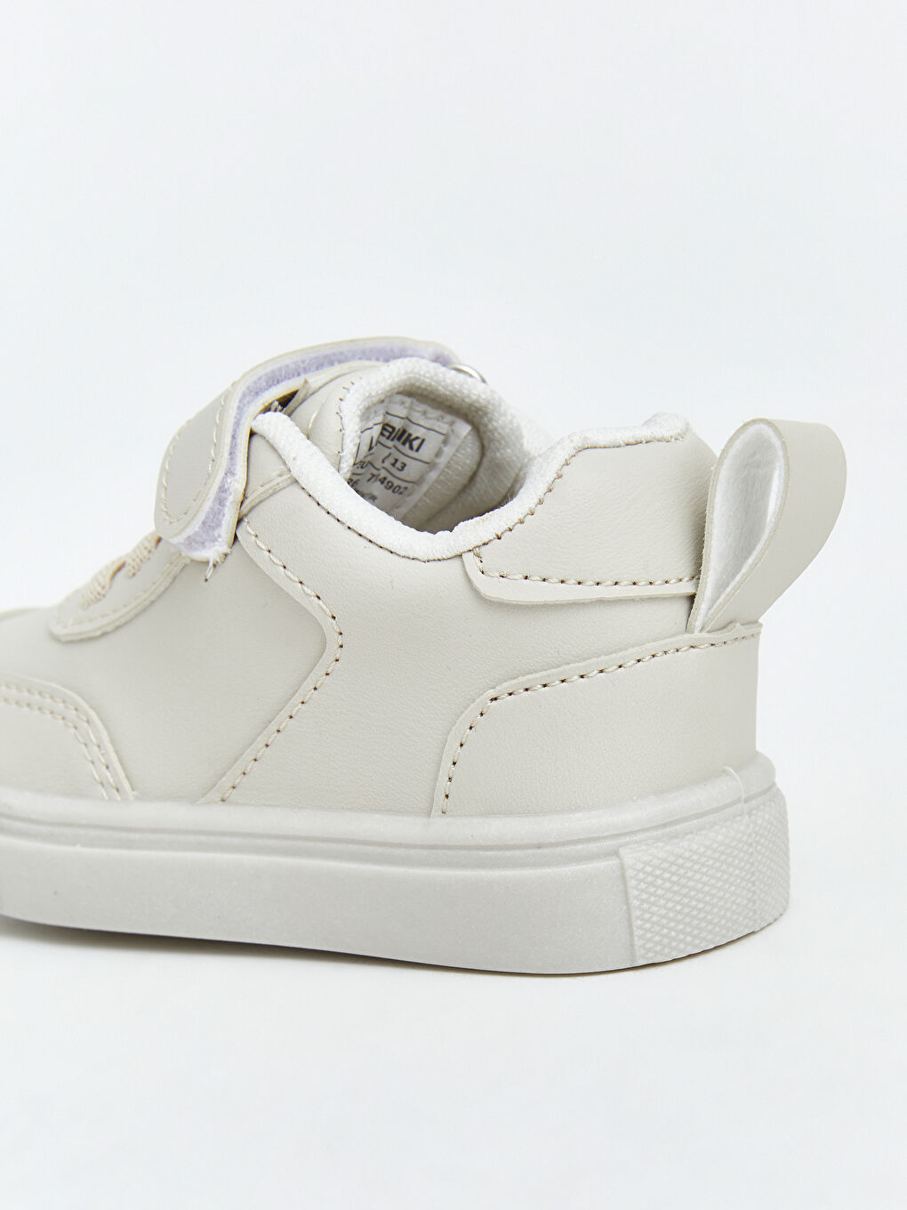 Bej Bağcık ve Cırt Cırtlı Erkek Çocuk Spor Ayakkabı-4