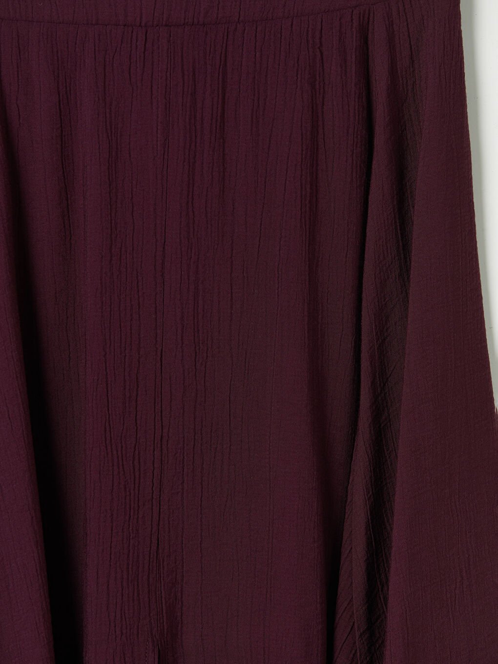 Mürdüm Beli Lastikli Dokulu Kloş Etek-2