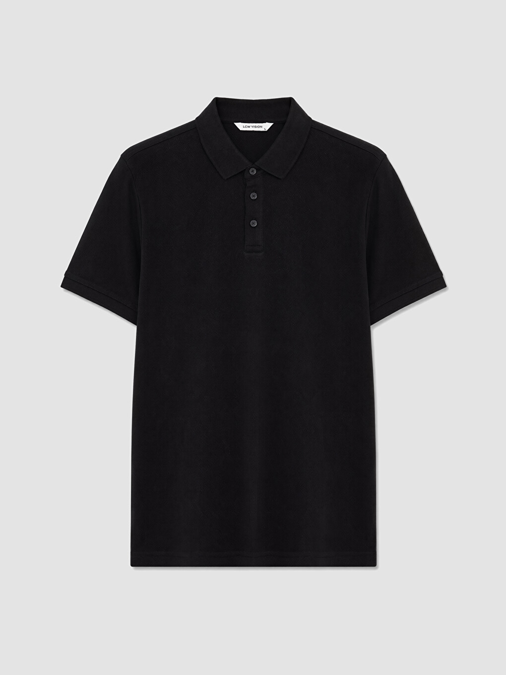 Polo Collar Pique Men's T-shirt-4