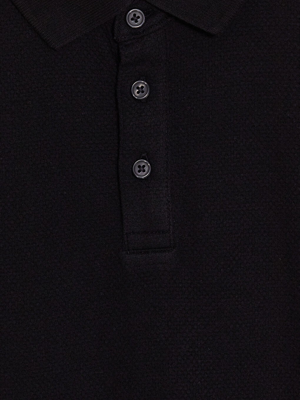 Polo Collar Pique Men's T-shirt-5
