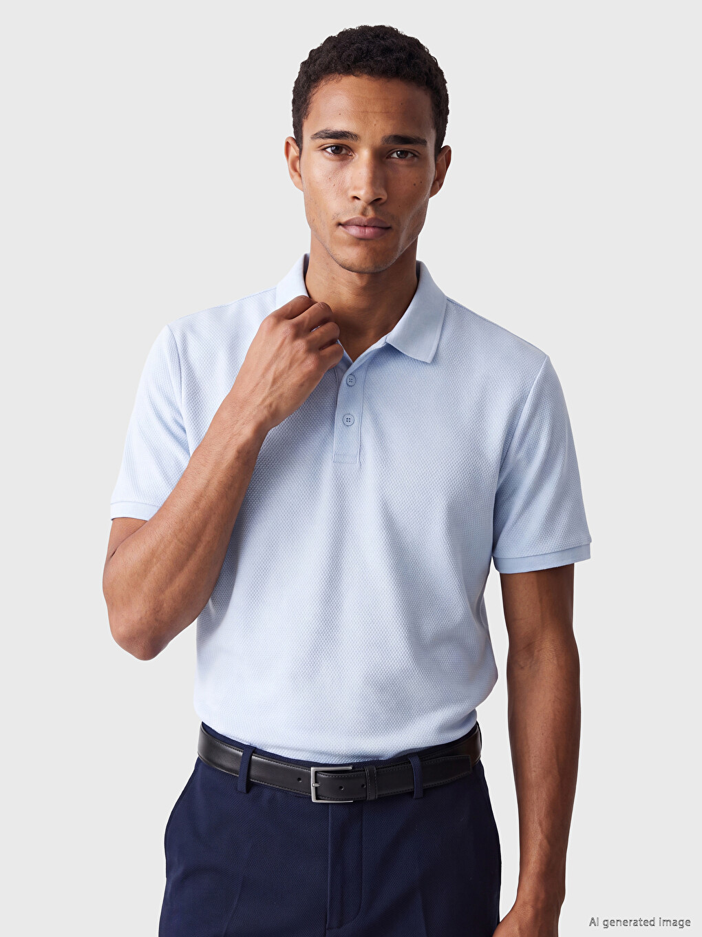 T-shirt Bleu Homme