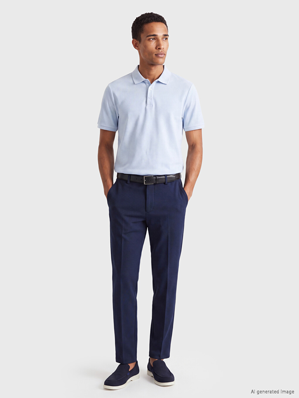 T-shirt Bleu Homme-1