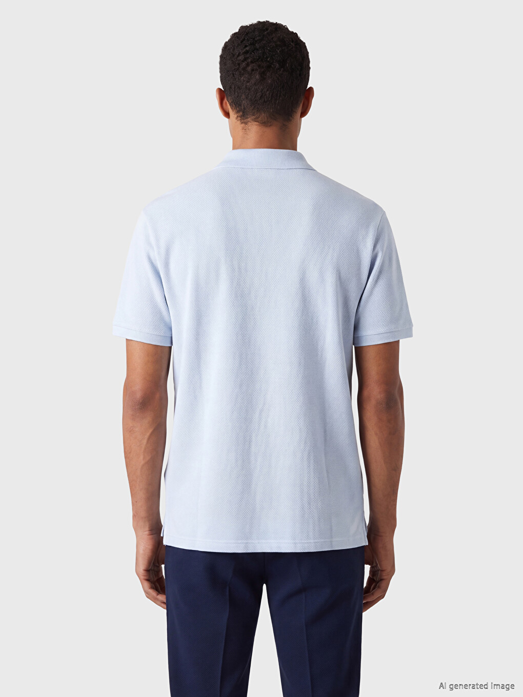 T-shirt Bleu Homme-3