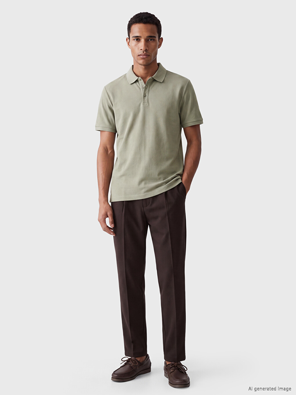 T-shirt Vert Homme-1