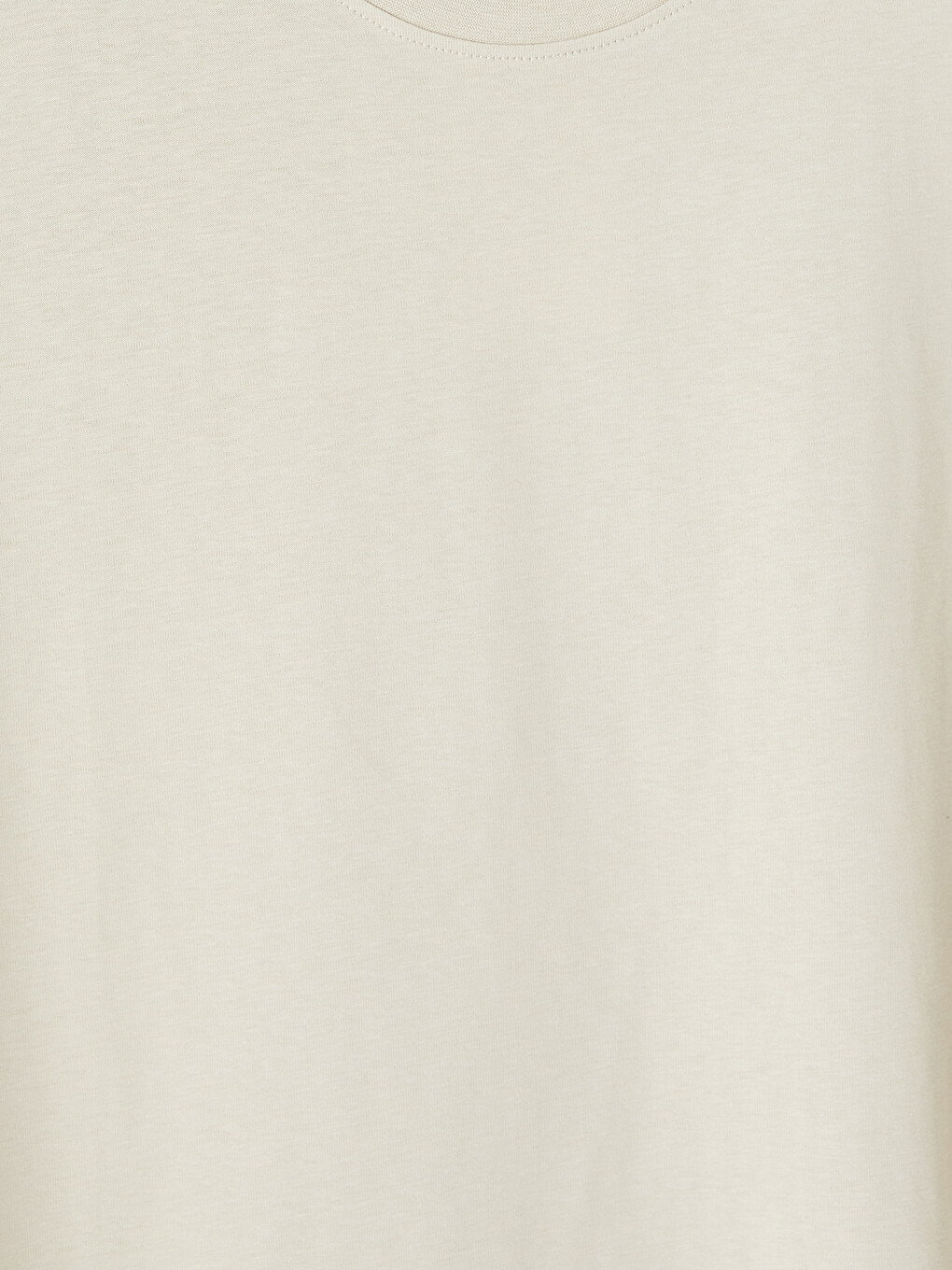Man Beige T-Shirt-1