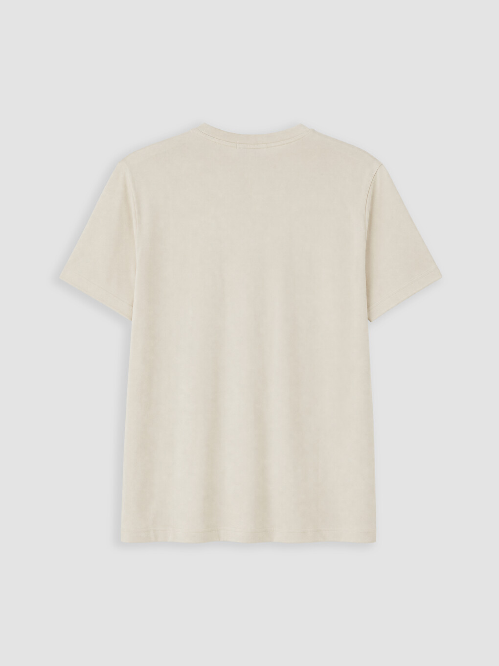 Man Beige T-Shirt-2