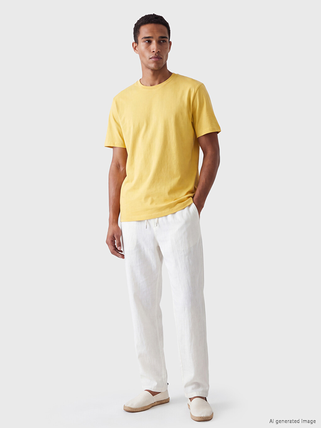 Crew Neck Men's T-shirt-1
