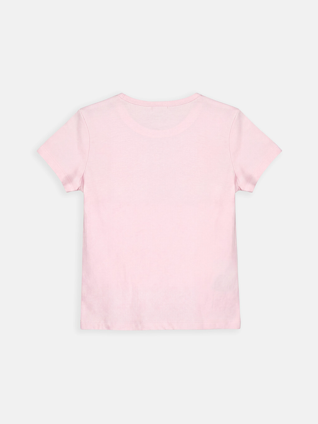 Pembe Bisiklet Yaka Kız Çocuk Şortlu Pijama Takımı-3