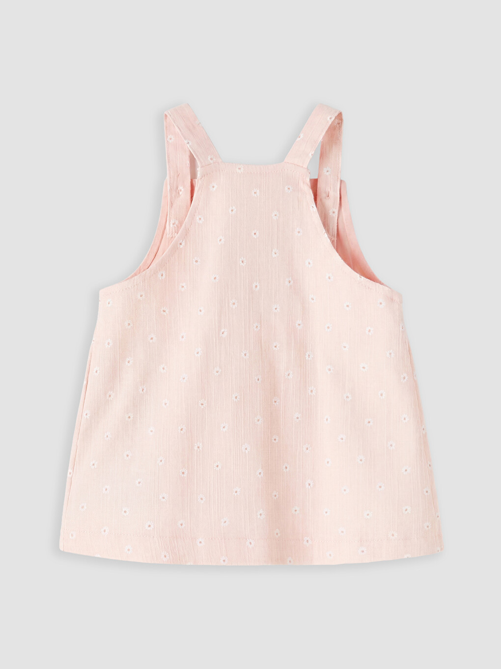 Pembe Kız Bebek Gabardin Salopet Takım-6