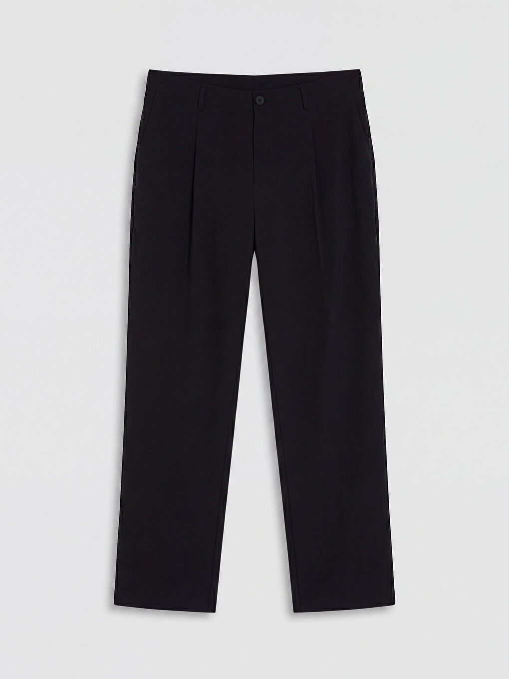 Siyah Regular Fit Erkek Pantolon