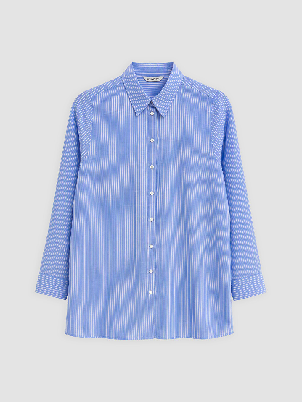 Striped Poplin Women's Shirt Tunic