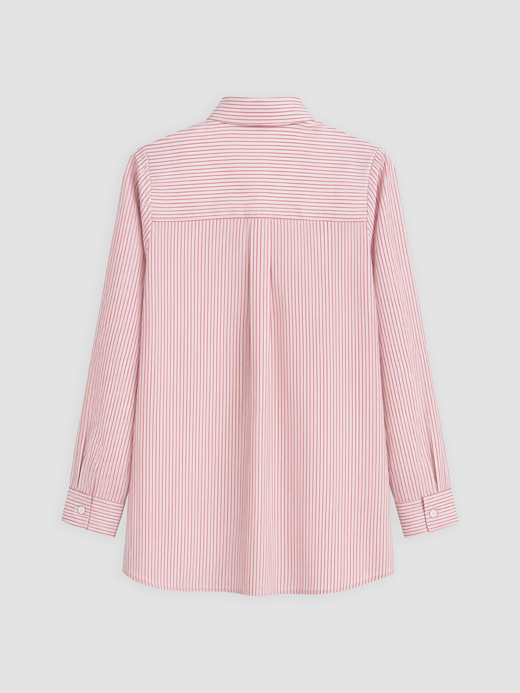 Striped Poplin Women's Shirt Tunic-1