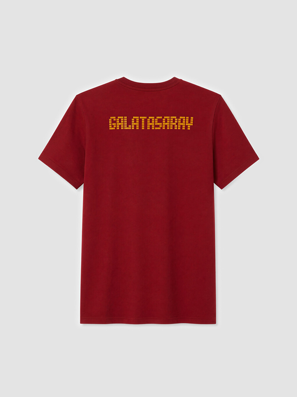 Kırmızı Galatasaray Baskılı Erkek Şortlu Pijama Takımı-3