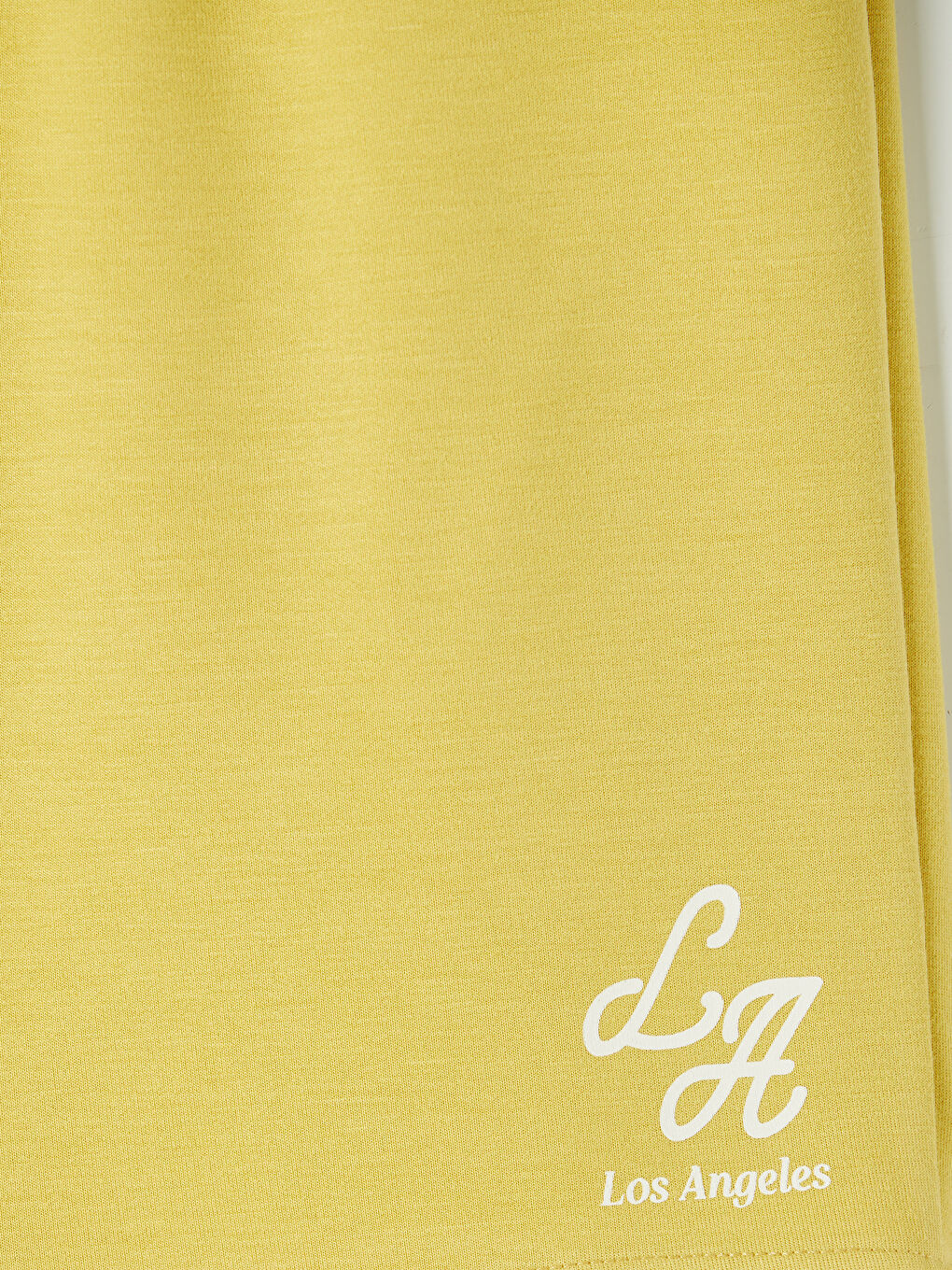 Sarı Los Angeles Baskılı Erkek Çocuk Şort-2