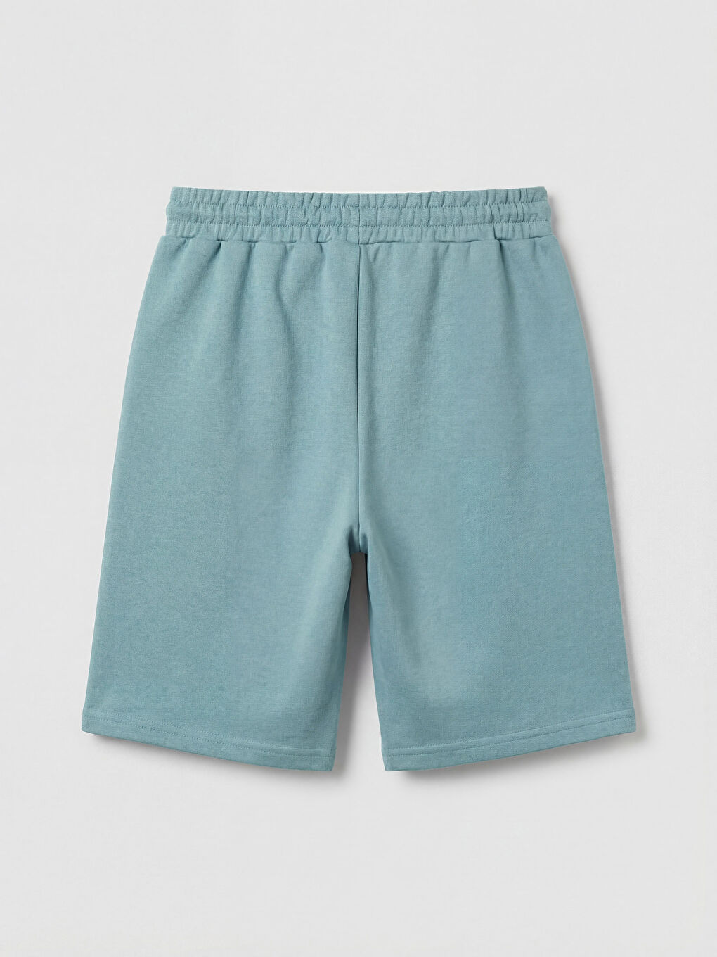 Mavi Baskılı Soft Touch Erkek Çocuk Şort-1