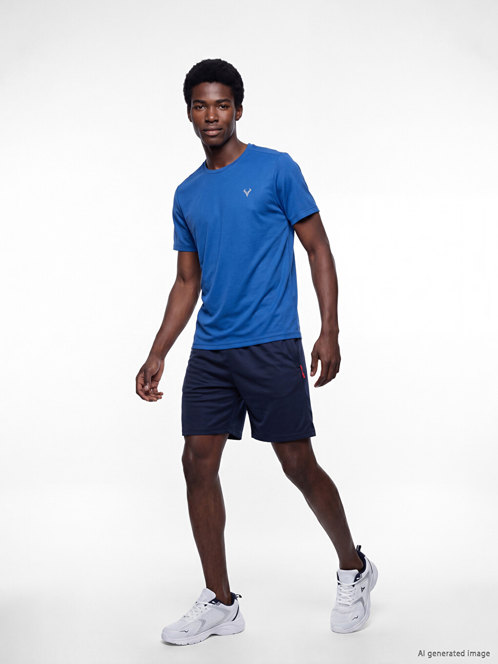 Lacivert Regular Fit Erkek Spor Şort