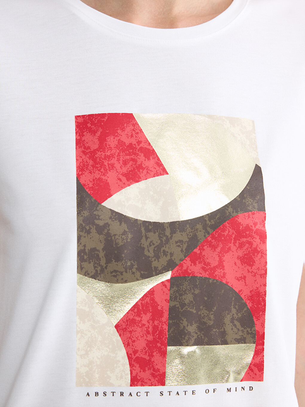 Crew Neck Printed Women's T-Shirt-2