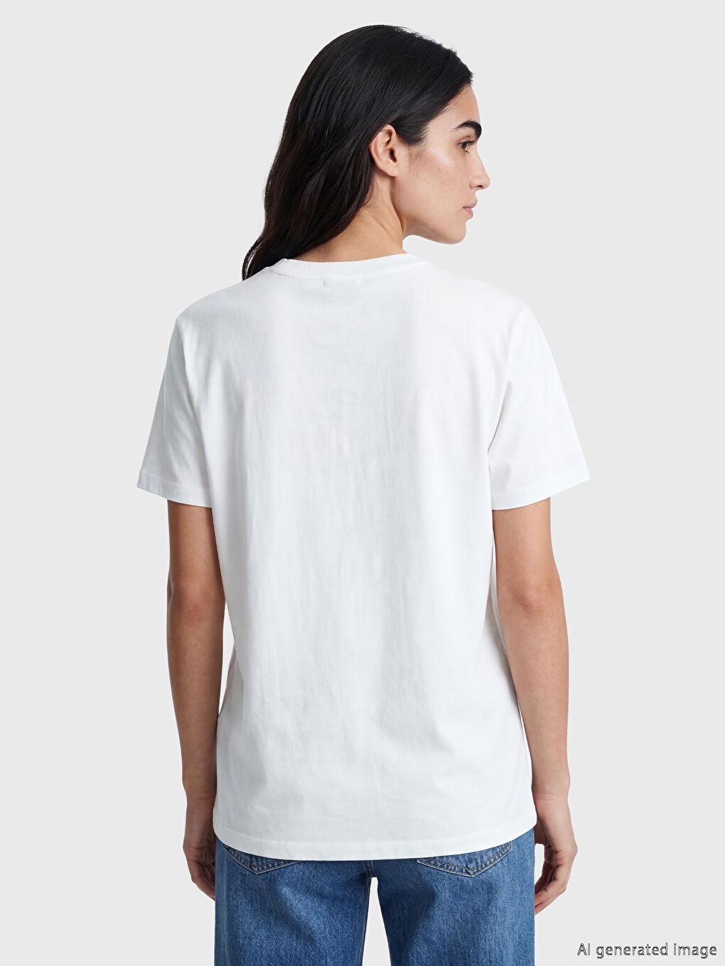 Žena EKRU Majica kratkih rukava-2