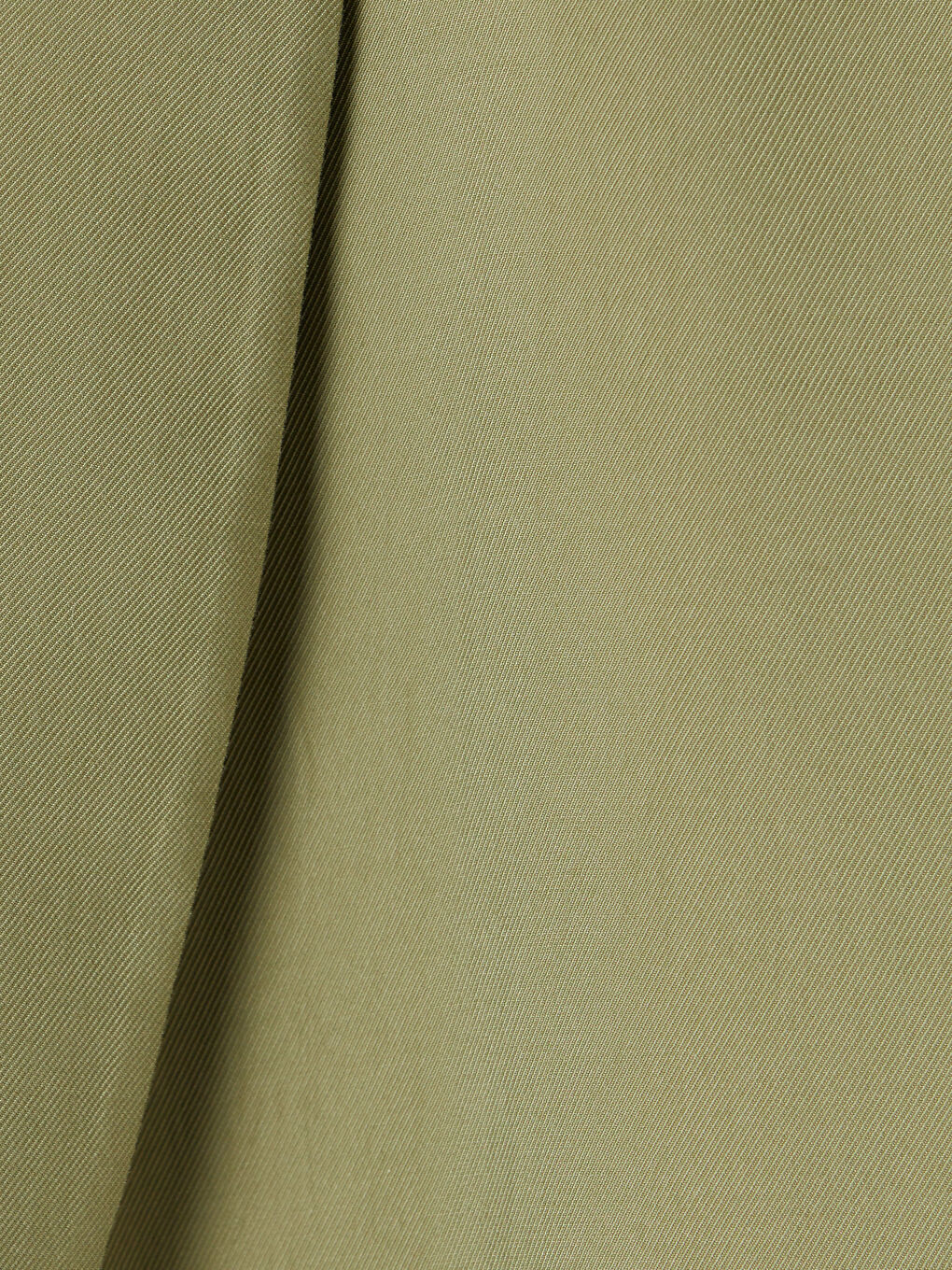 Haki Şal Yaka Kadın Yelek-2