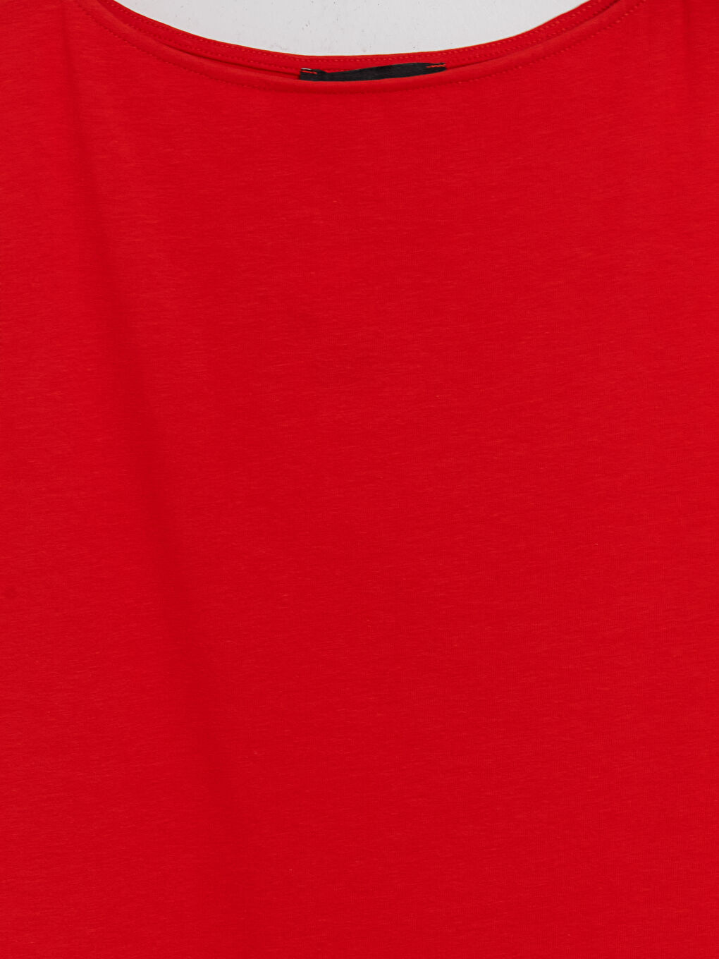 Kırmızı Kayık Yaka Kadın Atlet-2