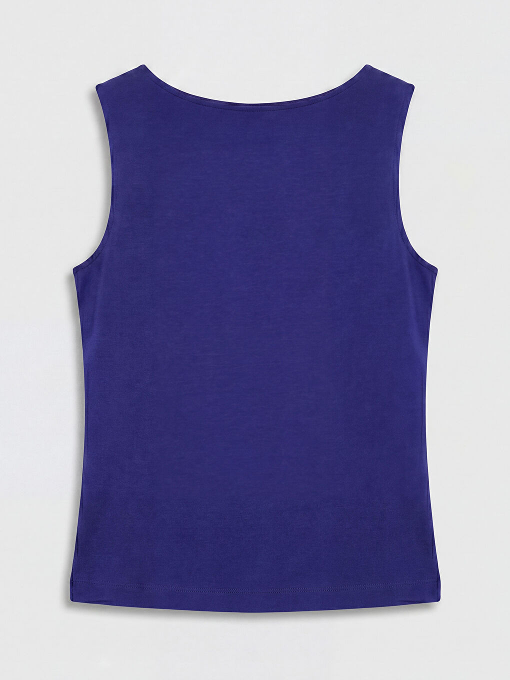 Mavi Kayık Yaka Kadın Atlet