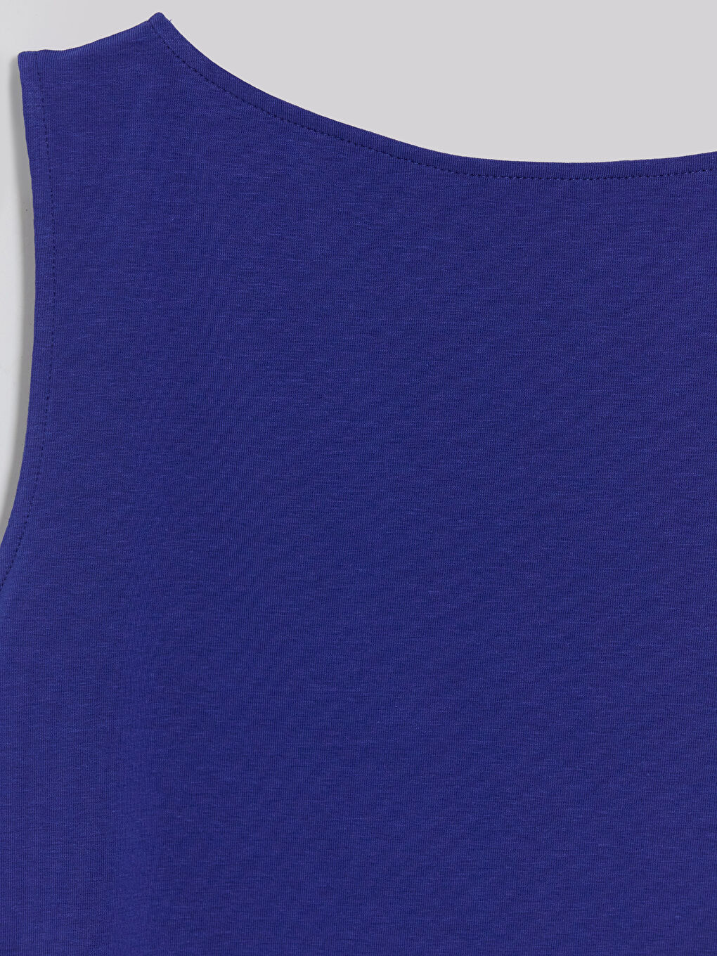 Mavi Kayık Yaka Kadın Atlet-2