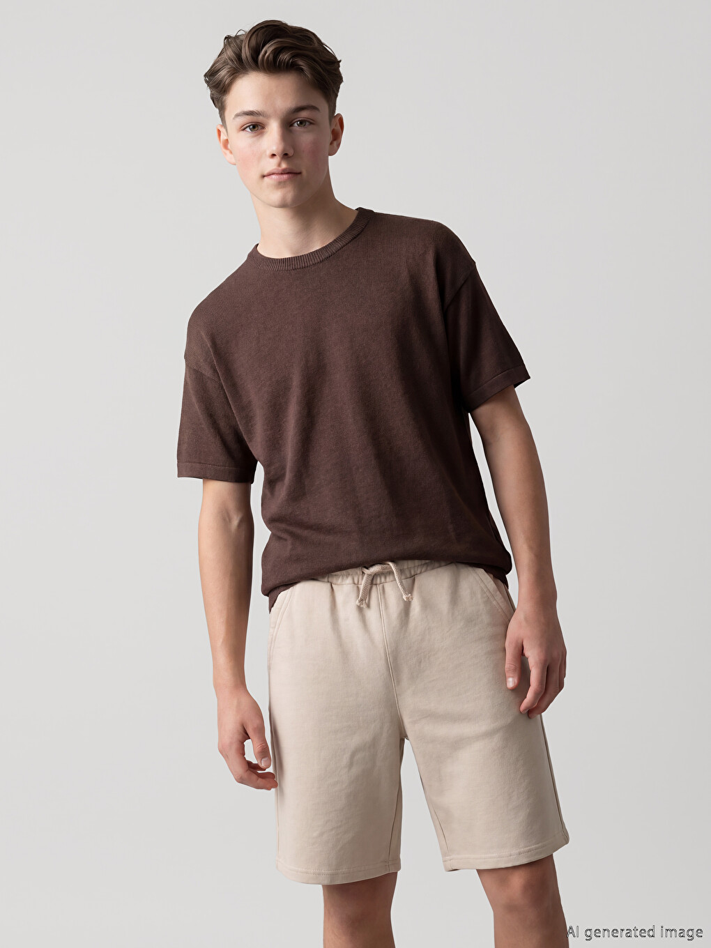 Crew Neck Boys' Knitwear Sweater