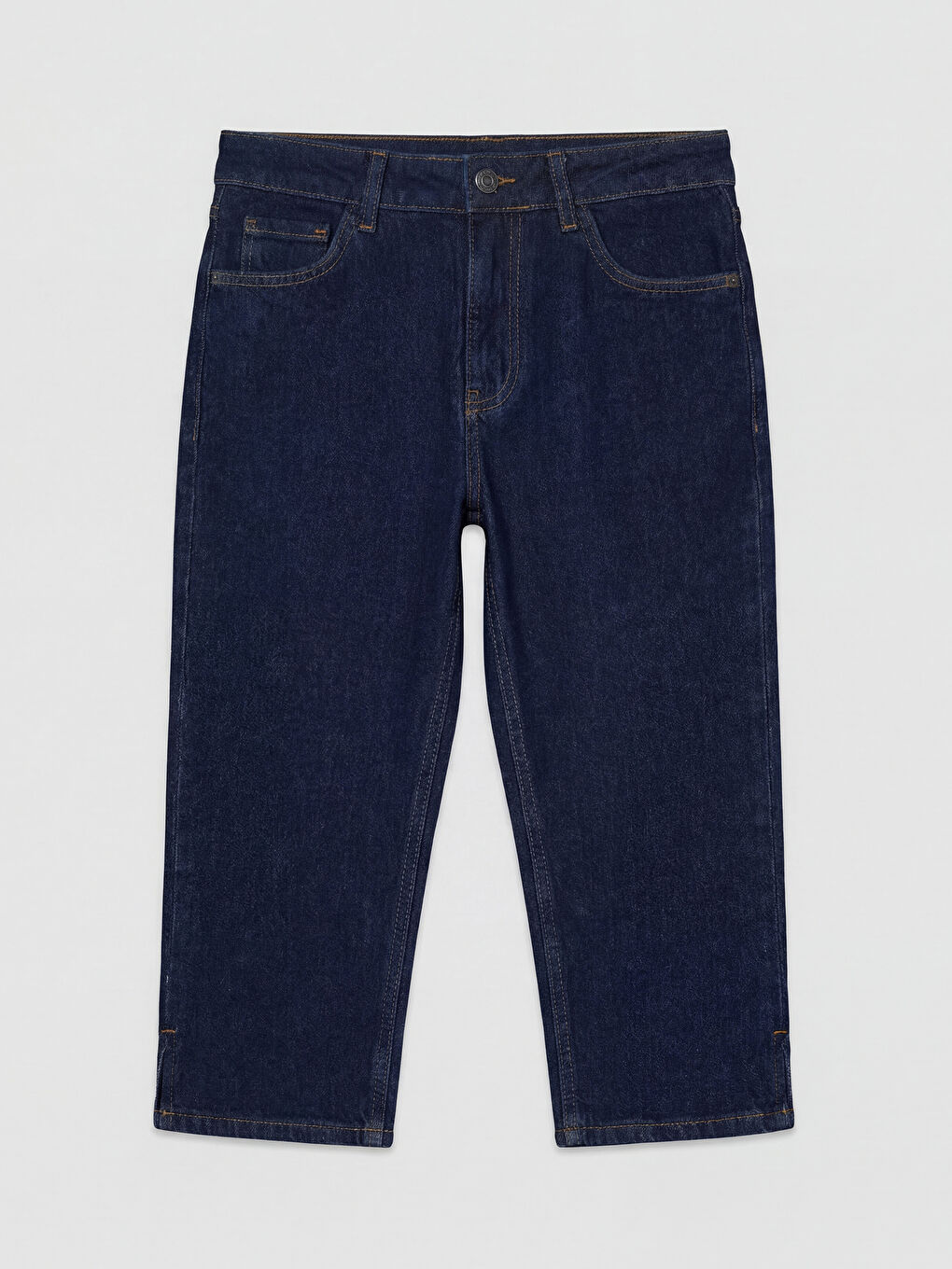 İndigo Dar Fit Kadın Jean Kapri