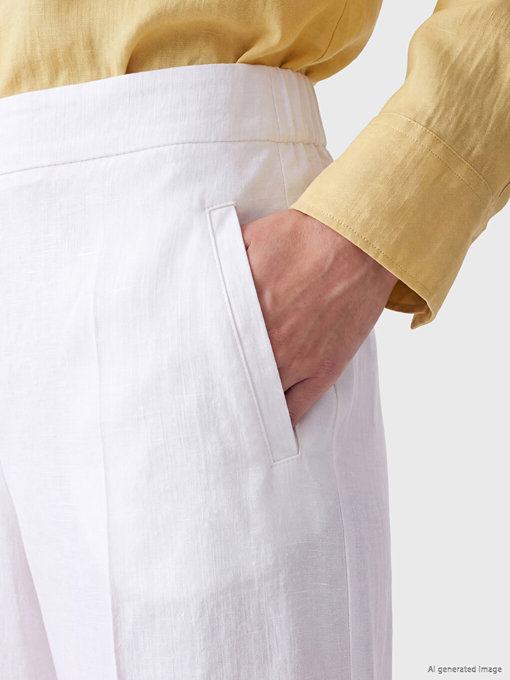 Elastic Waist Women's Trousers-2