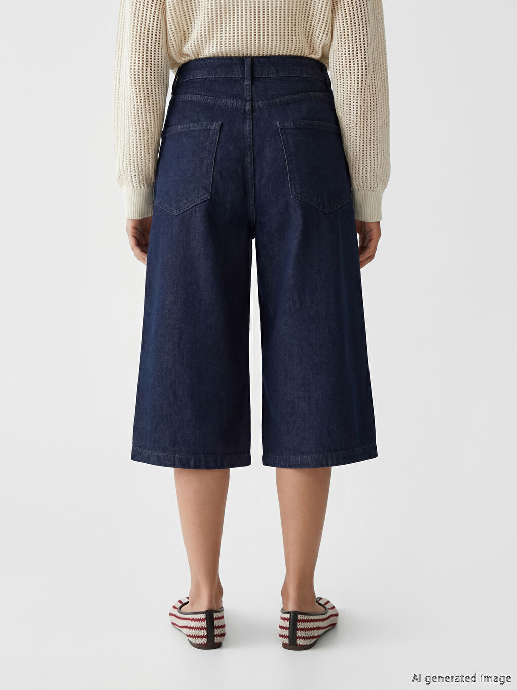 Bermuda Fit Women's Jean Shorts-3