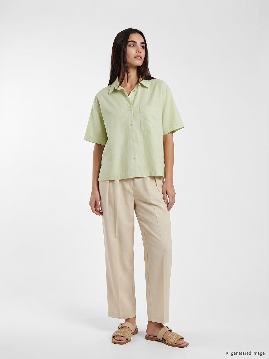 Gabardine Women's Shirt-1