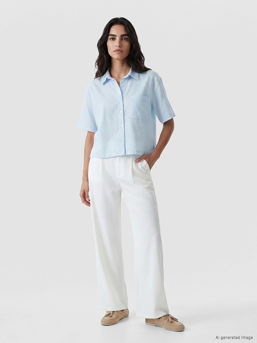 Gabardine Women's Shirt-1