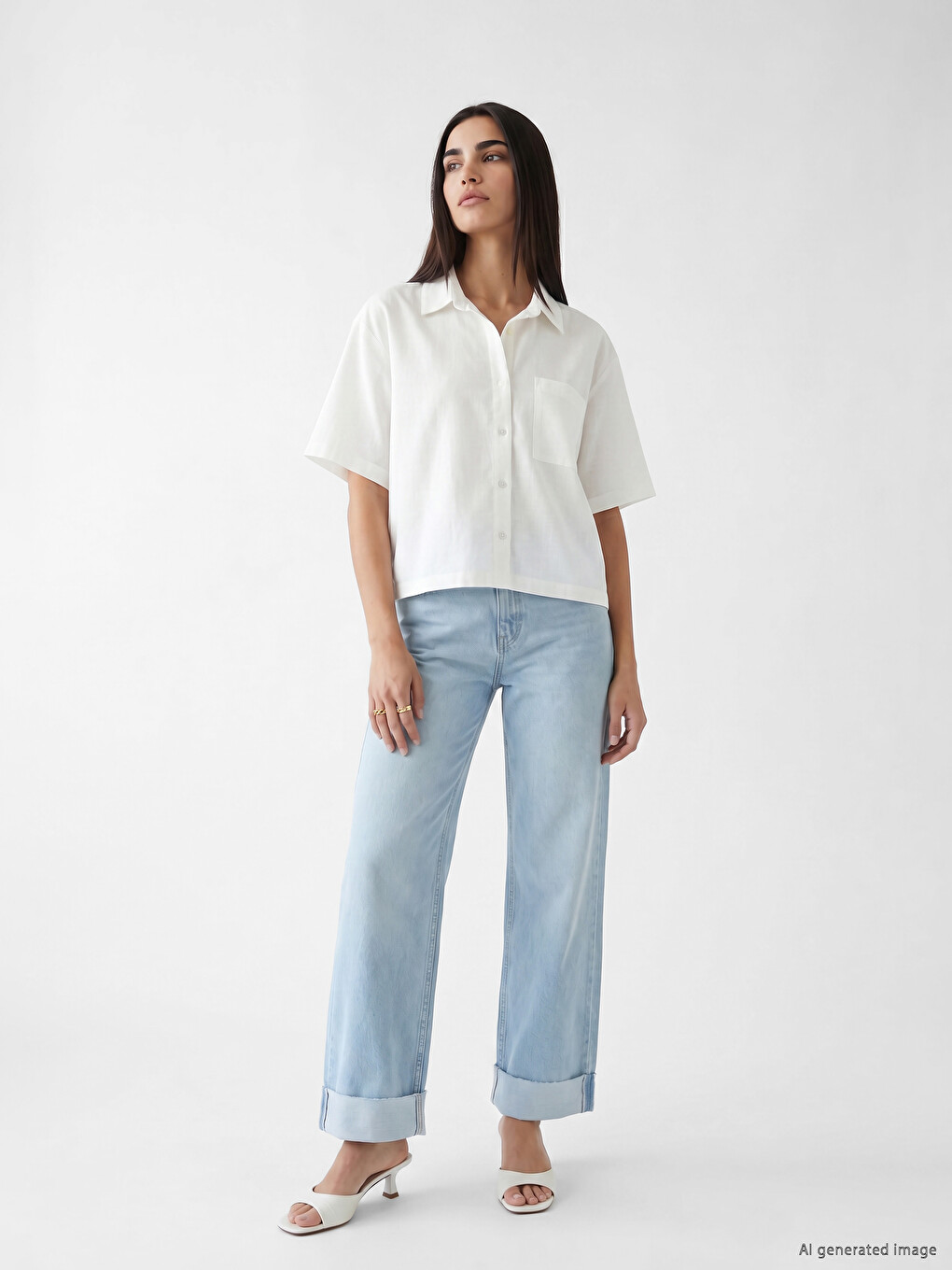 Woman White Shirt-1
