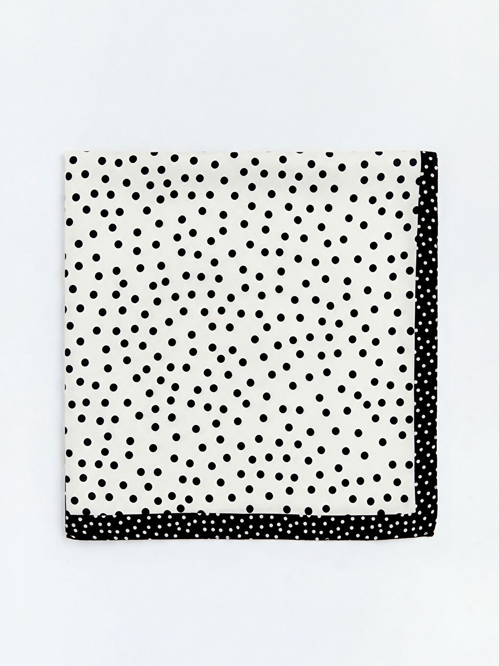 Ekru Desenli Kadın Bandana-1