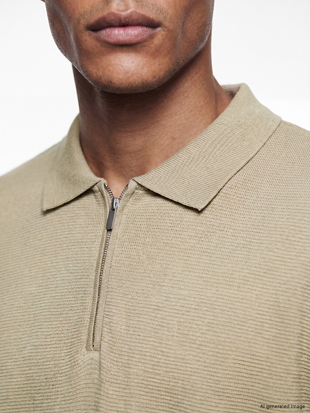 Polo Collar Men's T-Shirt-2