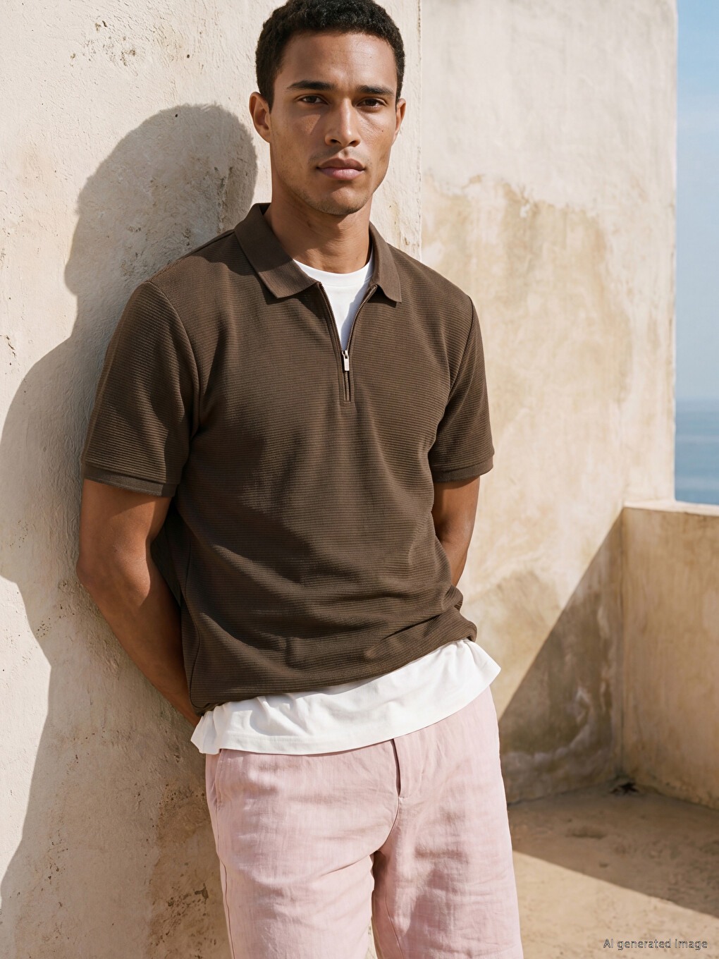 Polo Collar Men's T-shirt